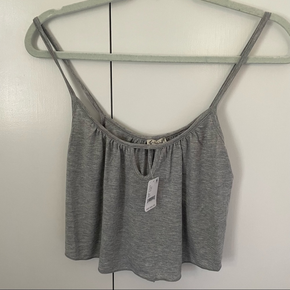 NWT Free People Keyhole Crop Top